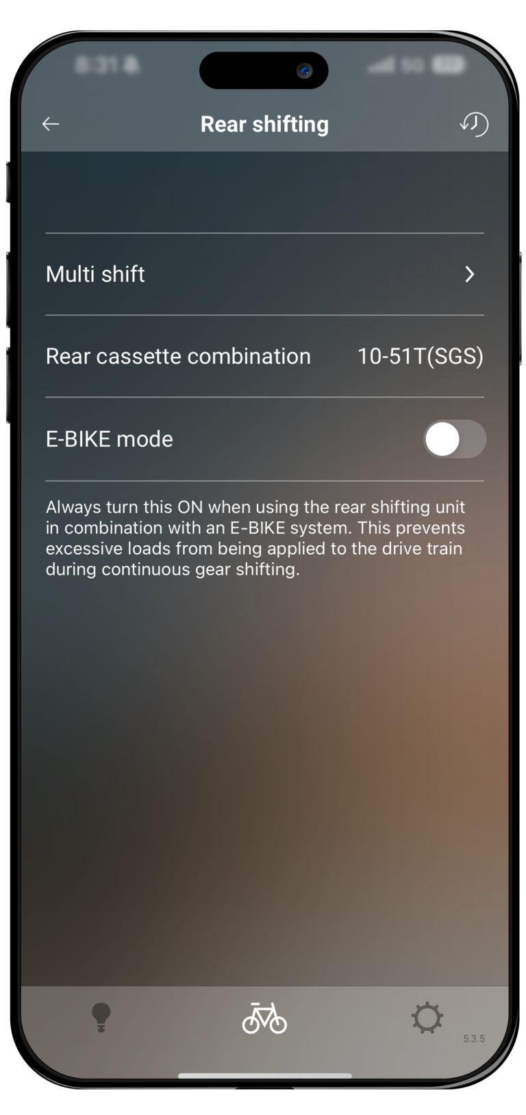 rear-shifting